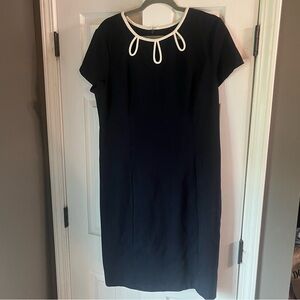 Talbots Navy Blue Business Dress